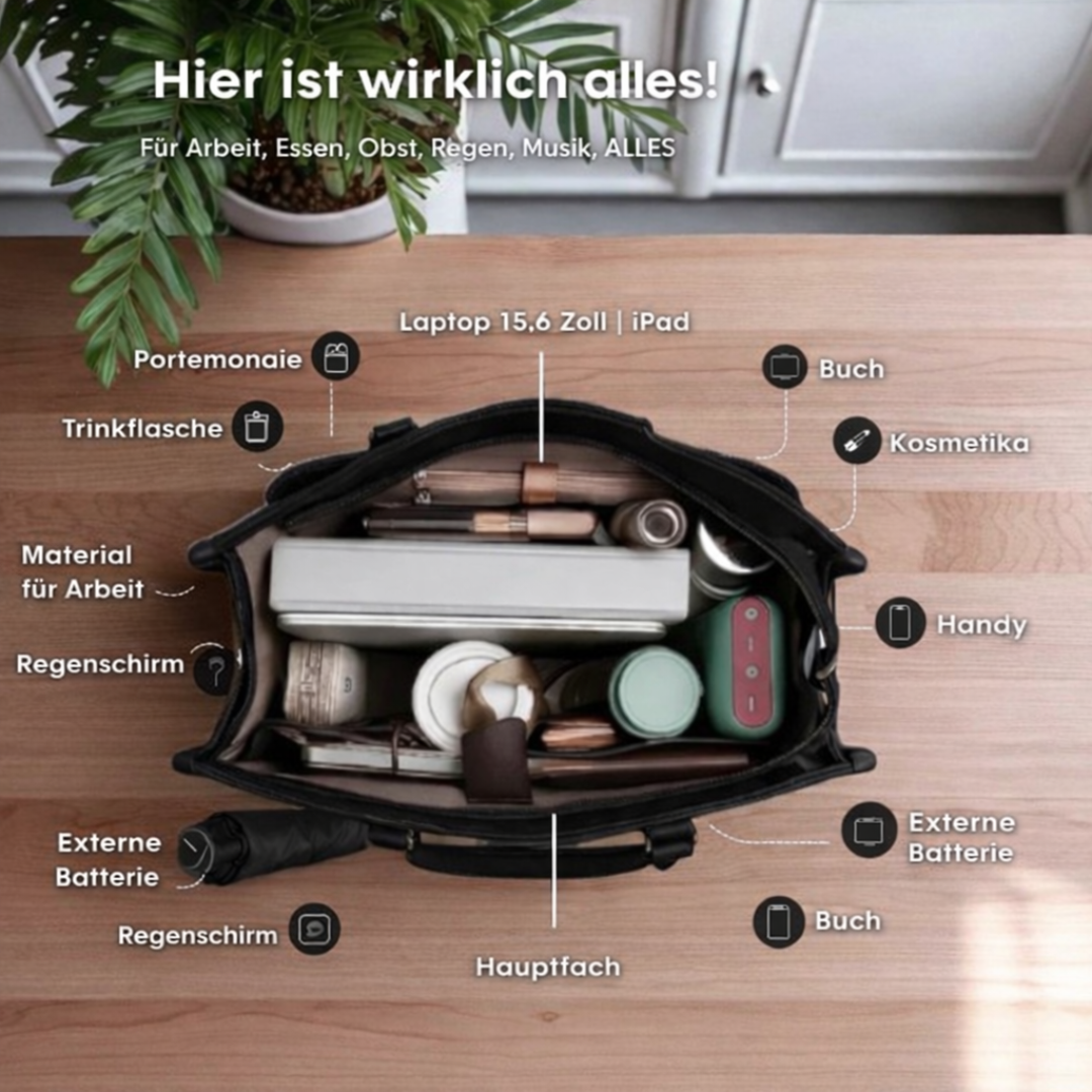 3-in-1-Tasche, elegant und geräumig