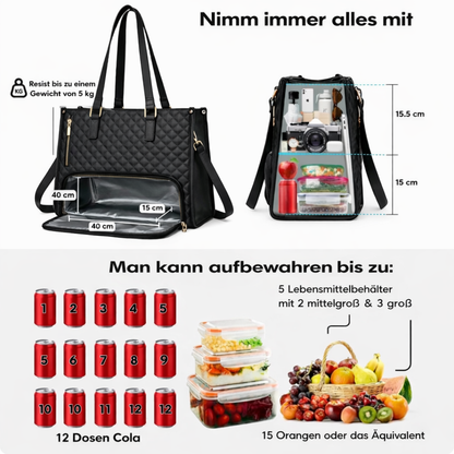 3-in-1-Tasche, elegant und geräumig
